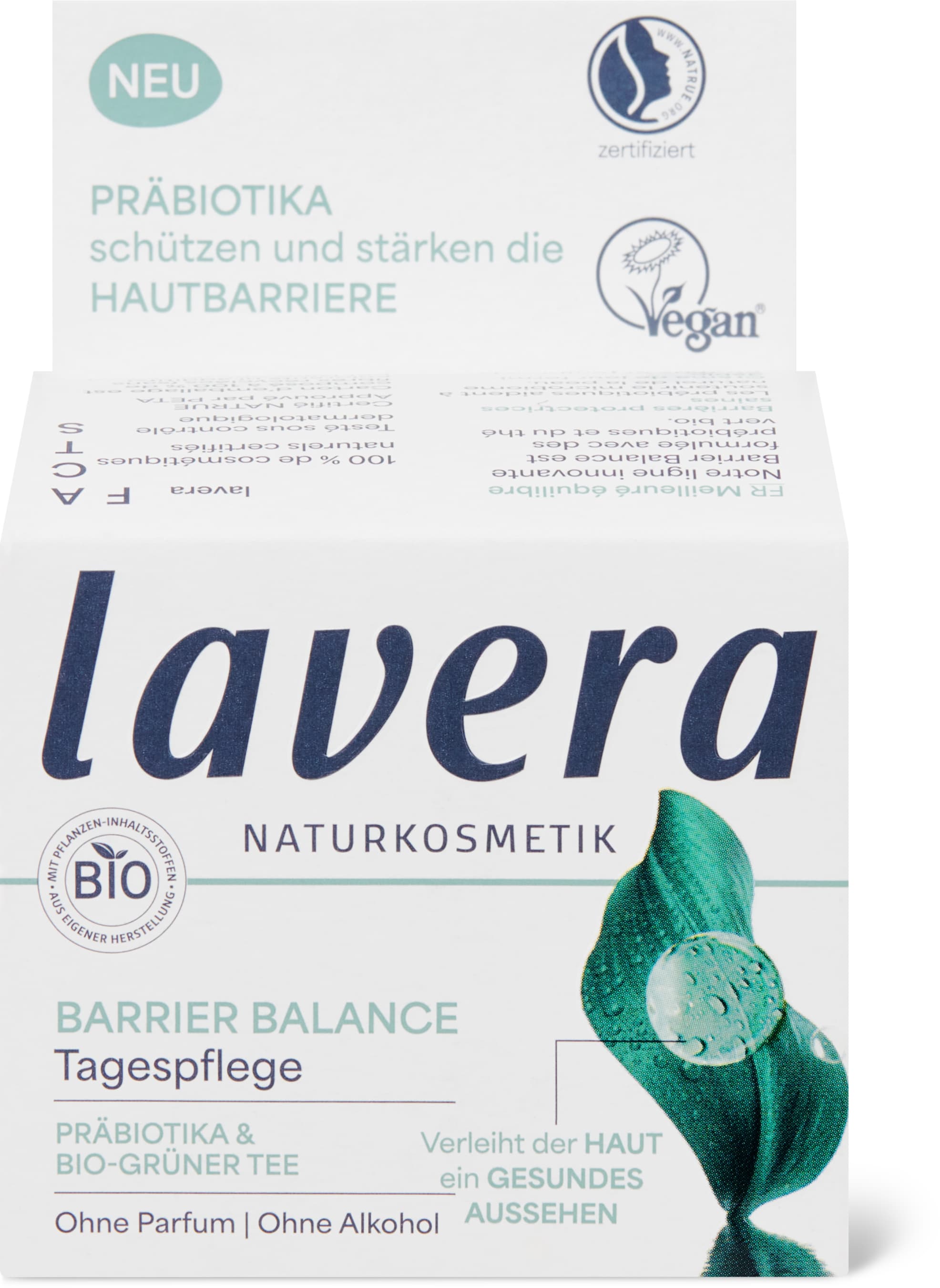 Barrier Balance Tagespflege Präbiotika & grüner Tee, vegan